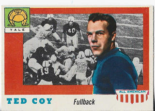 Ted Coy 1955 All American Card
