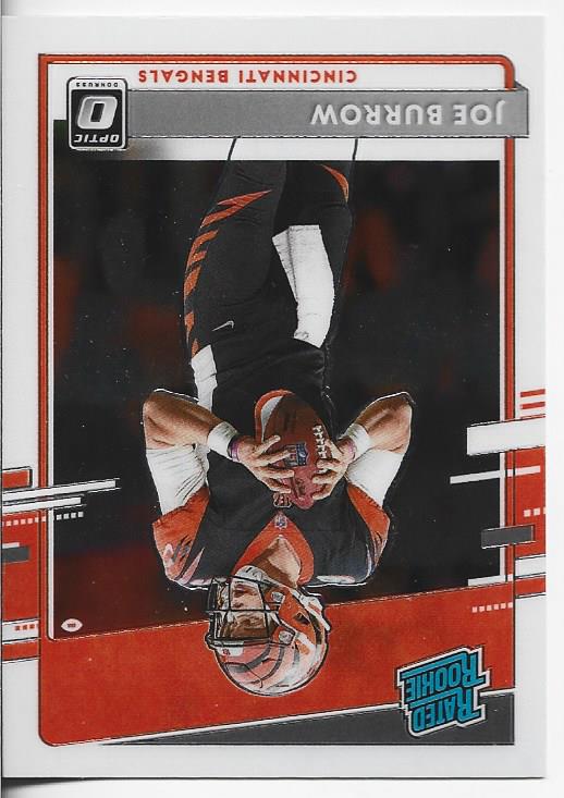 Joe Burrow 2020 Panini Donruss Optic Rookie Card #151