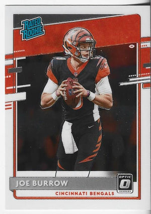 Joe Burrow 2020 Panini Donruss Optic Rookie Card #151