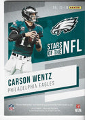 Carson Wentz 2019 Prestige Game Worn Jersey Card