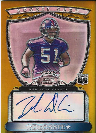 Zak DeOssie 2007 Bowman Autographed Rookie Card 563/1800