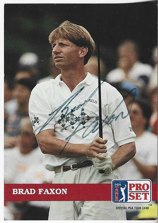 Brad Faxon 1992 PGA Tour Autographed Card #113