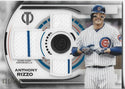 Anthony Rizzo 2019 Topps Tribute Game Worn Jersey Card 21/150