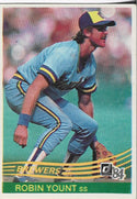 Robin Yount 1983 Donruss Card