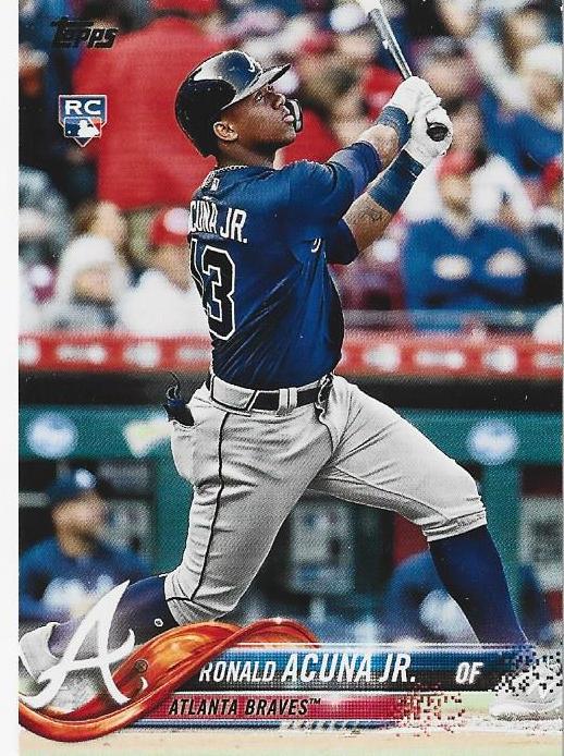 Ronald Acuna Jr 2018 Topps Rookie Card