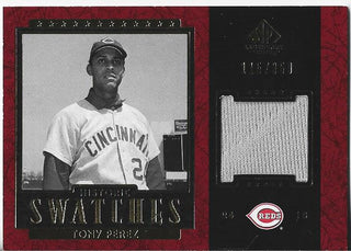 Tony Perez 2003 Upper Deck Game Used Jersey Card