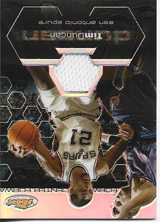 Tim Duncan 2003 Topps Jersey Card 190/250