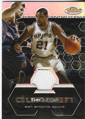 Tim Duncan 2003 Topps Jersey Card 190/250