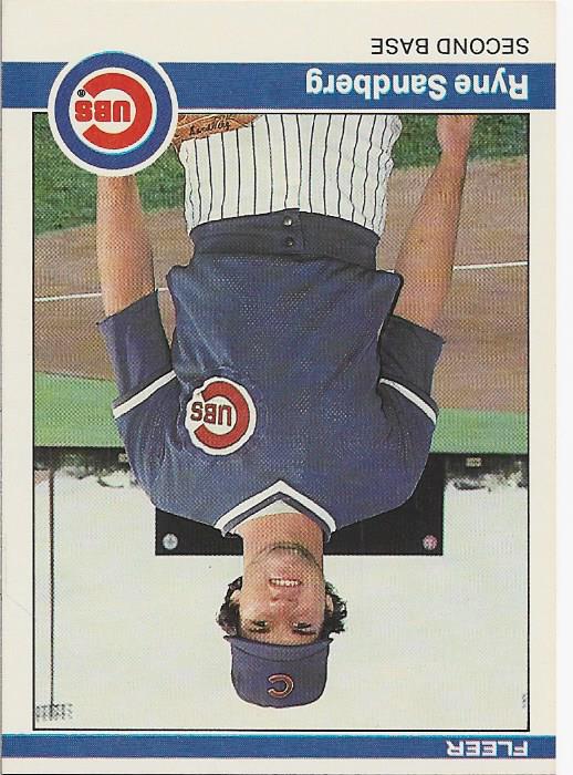 Ryne Sandberg 1984 Fleer Card