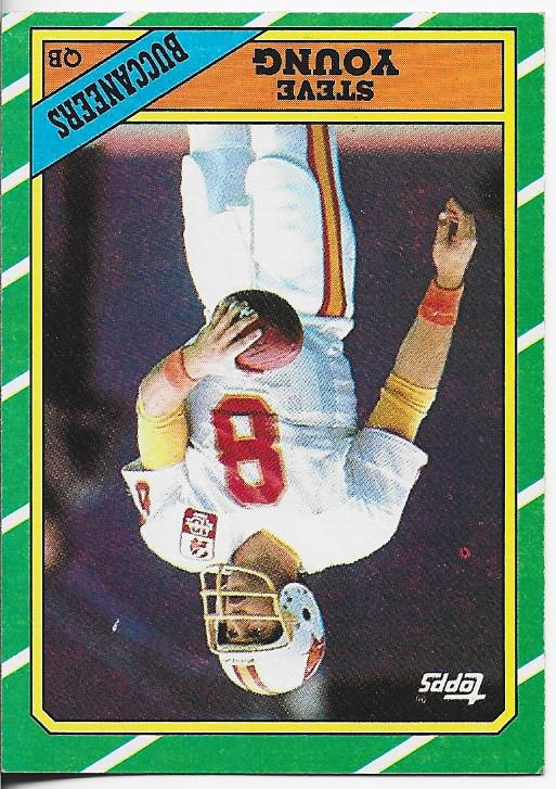 Steve Young 1986 Topps Rookie Card #374