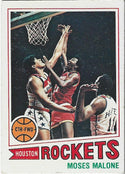 Moses Malone 1977 Topps Card #124