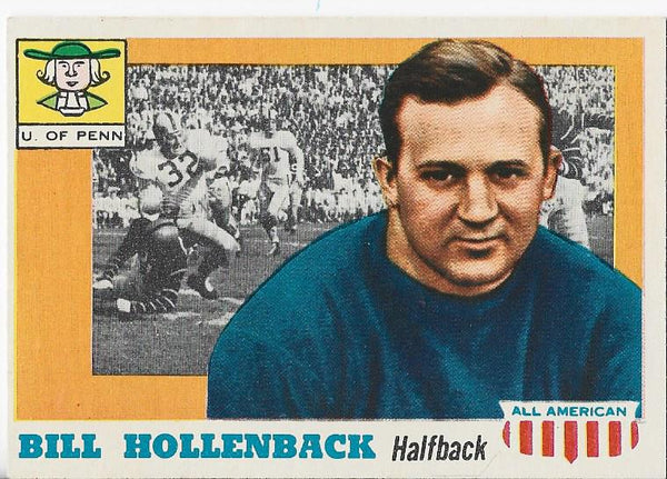 Bill Hollenback 1955 All American Card