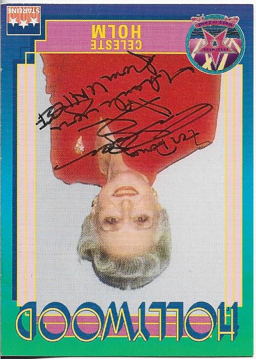 Celeste Holm 1991 Starline Hollywood Autographed Card #201