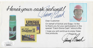 Johnny Bench Autographed Coupon (JSA Authenticated)