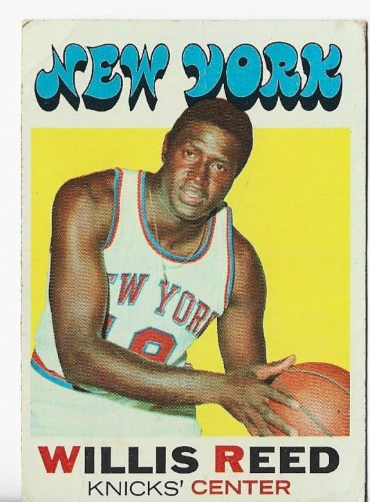 Willis Reed 1971-1972 Topps #30 New York Knicks Card