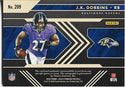 JK Dobbins 2020 Panini Gold Standard Autographed Rookie Jersey Card 33/99 #209