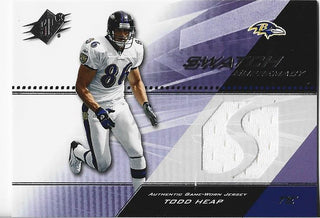 Todd Heap 2004 Upper Deck Game Used Jersey Card