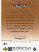 Tony Perez 2001 Upper Deck Game Used Bat Card