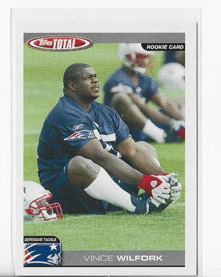 Vince Wilfork 2004 Topps #372 Rookie Card