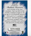Vladimir Guerrero 1997 Donruss Studios Master Strokes 15 of 24 (1477/2000) Card