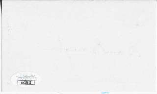 Sammy Baugh Autographed 3 by 5 (JSA)