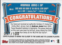 Andruw Jones 2005 Topps Home Run Derby Worn Jersey Card
