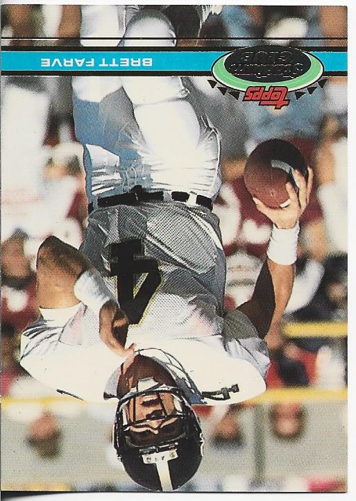 Brett Favre 1991 Topps Rookie Card #94