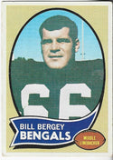Bill Bergey 1970 Topps Card #168