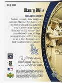 Maury Wills 2005 Upper Deck Game Used Jersey Card