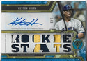 Keston Hiura 2020 Topps Triple Threads Autographed Game Used Relic Card 3/3 #TTAR-KH1