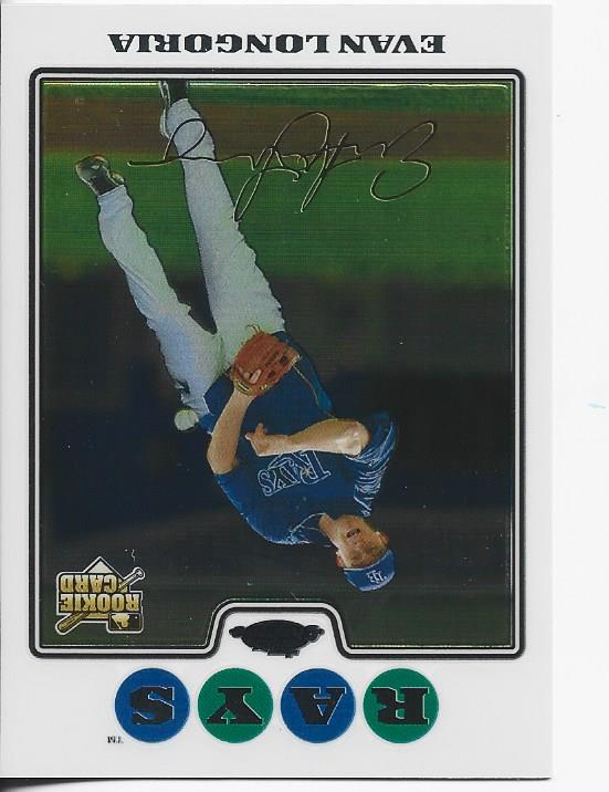 Evan Longoria 2008 Topps Chrome Rookie Card