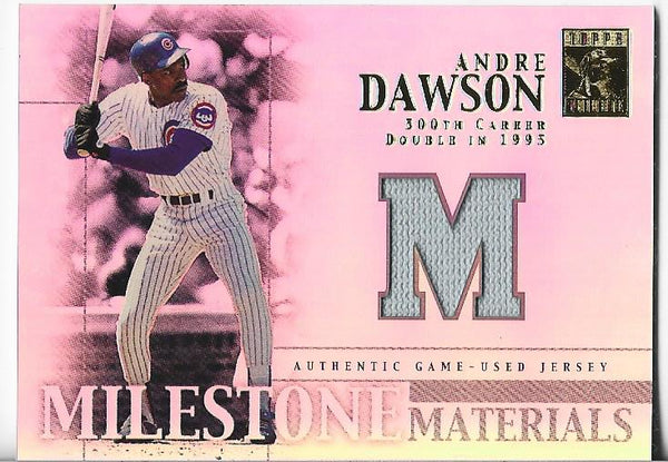 Andre Dawson 2002 Topps Tribute Game Worn Jersey Card