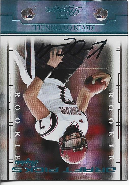 Kevin O'Connell 2008 Donruss Playoff Autographed Card 19/100