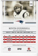 Kevin O'Connell 2008 Donruss Playoff Autographed Card 19/100