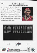 LeBron James 2007 Upper Deck SP Rookie Edition Card #193