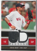 Coco Crisp 2008 Upper Deck Game Used Jersey Card
