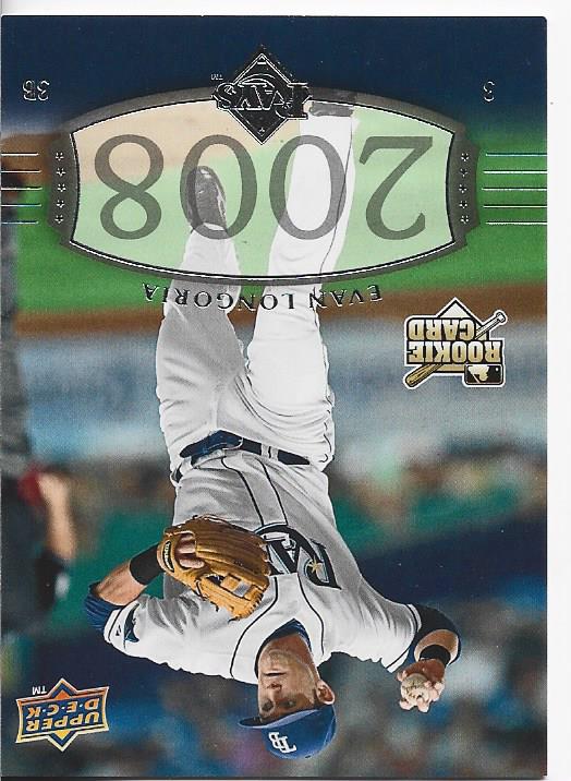 Evan Longoria 2008 Upper Deck Rookie Card