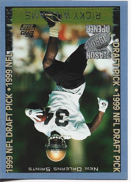 Ricky Williams 1999 Topps Rookie Card