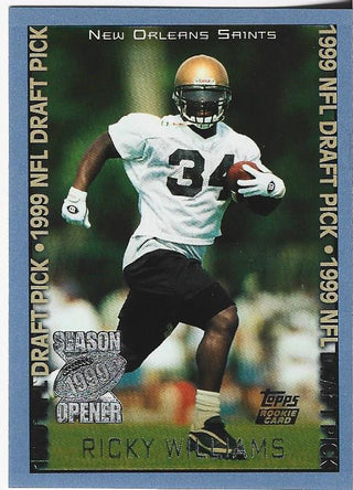 Ricky Williams 1999 Topps Rookie Card