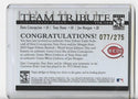 Dave Concepcion / Tony Perez/ Joe Morgan 2003 Topps Team Tribute Card #TTR-CPM 77/275