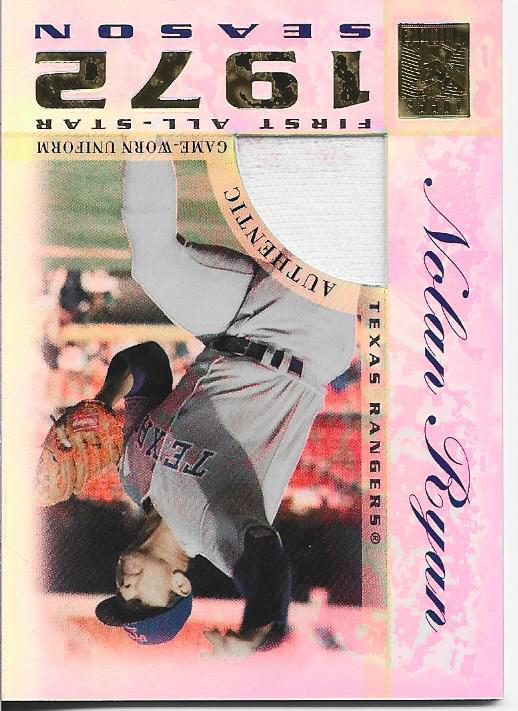 Nolan Ryan 2003 Topps Game Worn Jersey Card #TR-NR