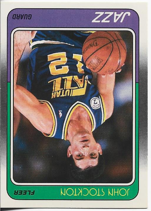 John Stockton 1988 Fleer Card