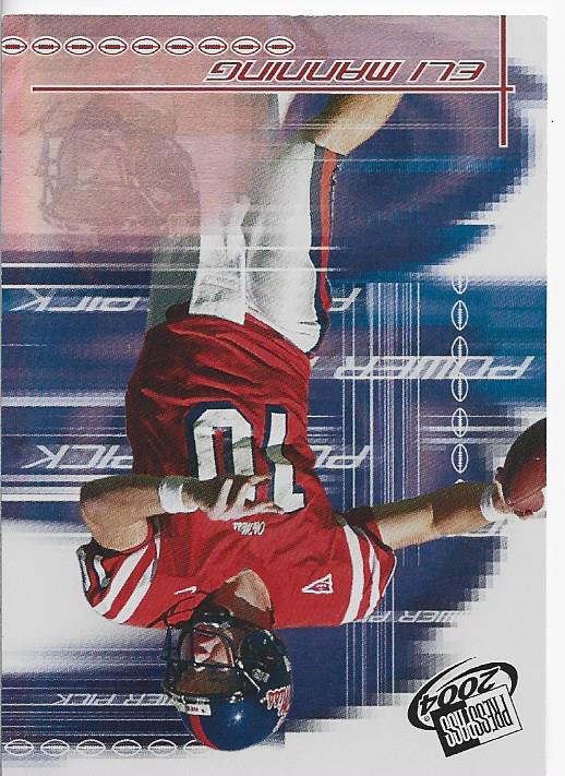 Eli Manning 2004 Press Pass Card
