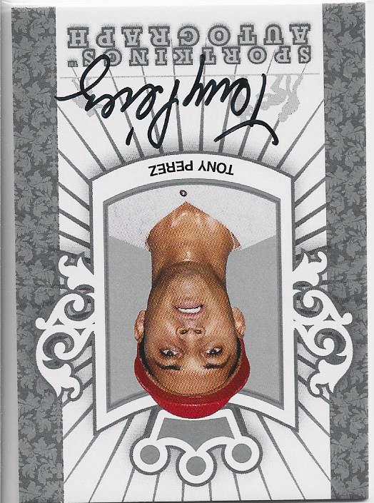Tony Perez 2008 Sport Kings Autographed Silver Version Card