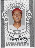 Tony Perez 2008 Sport Kings Autographed Silver Version Card