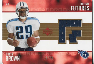 Chris Brown 2003 Rookie Futures Upper Deck Jersey Card 13/99