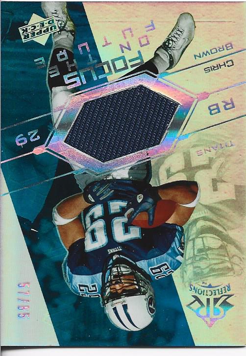 Chris Brown 2003 Upper Deck Focus On The Future Jersey Card 57/85