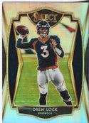 Drew Lock 2020 Panini Select Premier Level Silver Card #126