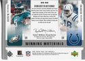 Peyton Manning and Donovan McNabb 2005 Upper Deck Game Used Jersey Card #WM-MM