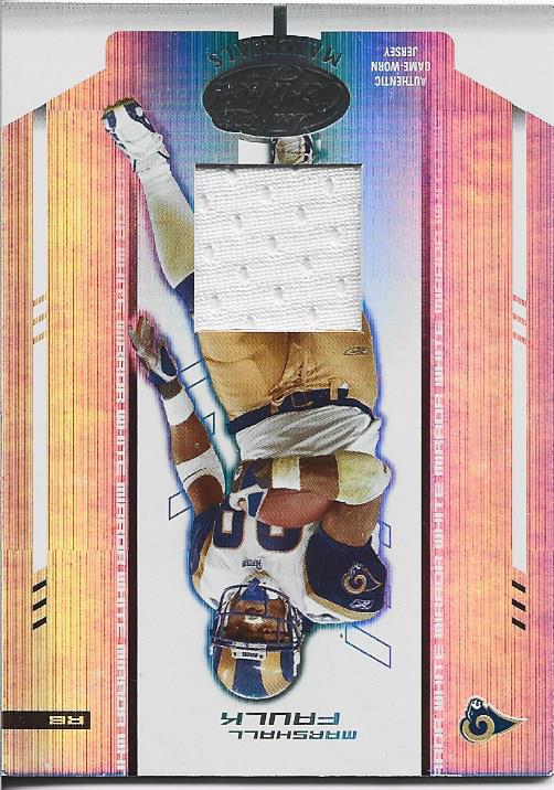Marshall Faulk 2004 Donruss Game Worn Jersey Card 185/250